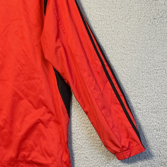 Adidas 3 Stripe RN#88387 CA#40312 Black And Red Jacket Men's Small - Picture 11 of 14